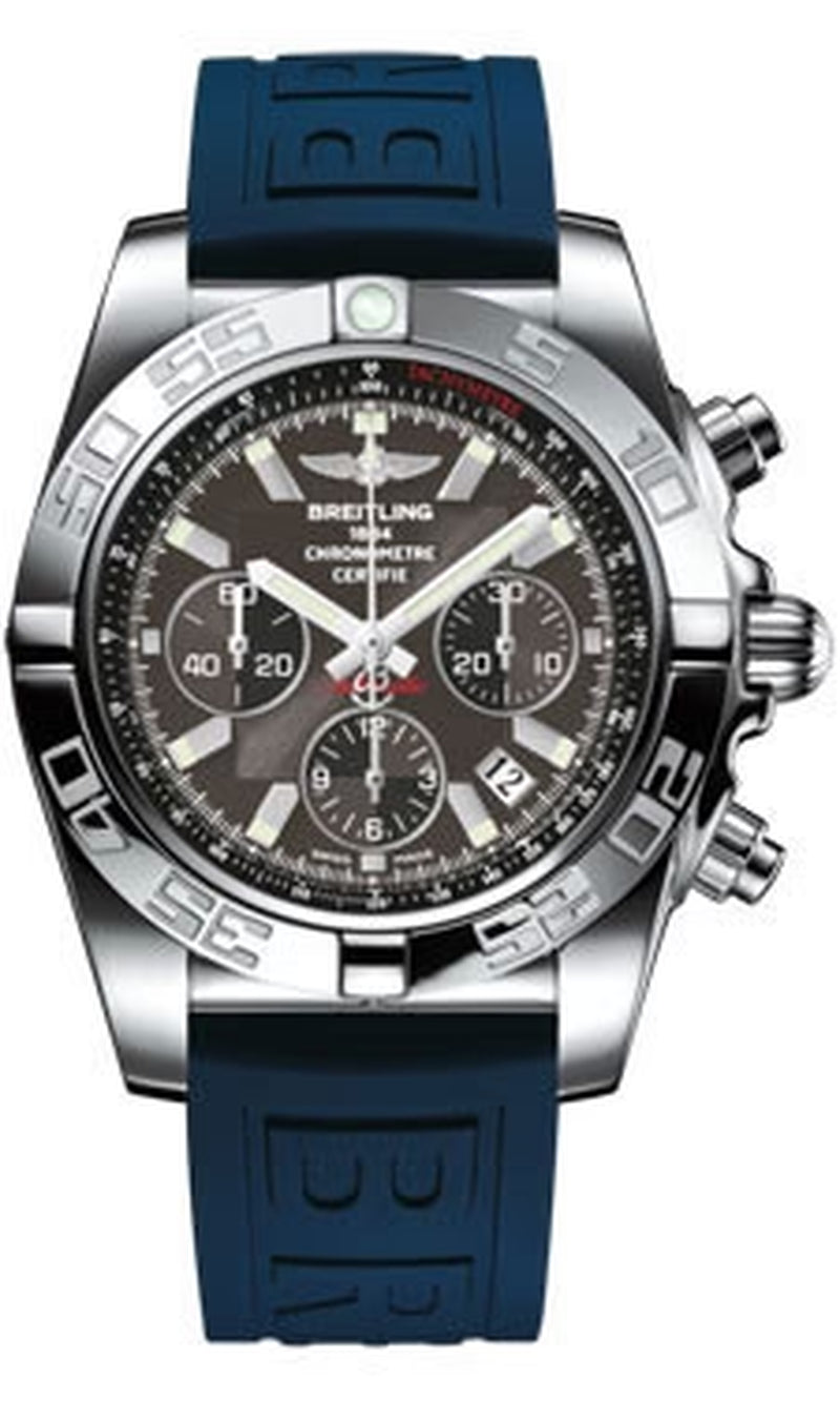 '- Chronomat 44 Steel Polished Bezel - Diver Pro III Strap