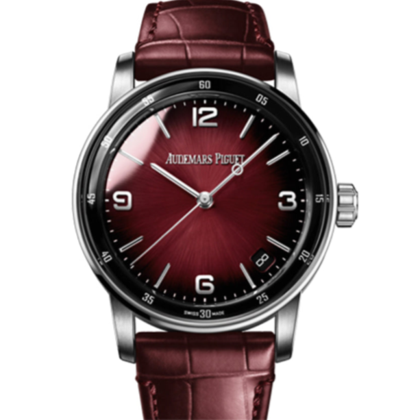 Audemars Piguet Code 11.59 41mm Smoked Lacquered Burgundy Red Dial White Gold 15210BC.OO.A068CR.01