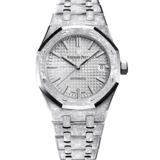 Audemars Piguet Royal Oak 37mm Gold Rhodium Dial Frosted White Gold 15454BC.GG.1259BC.01