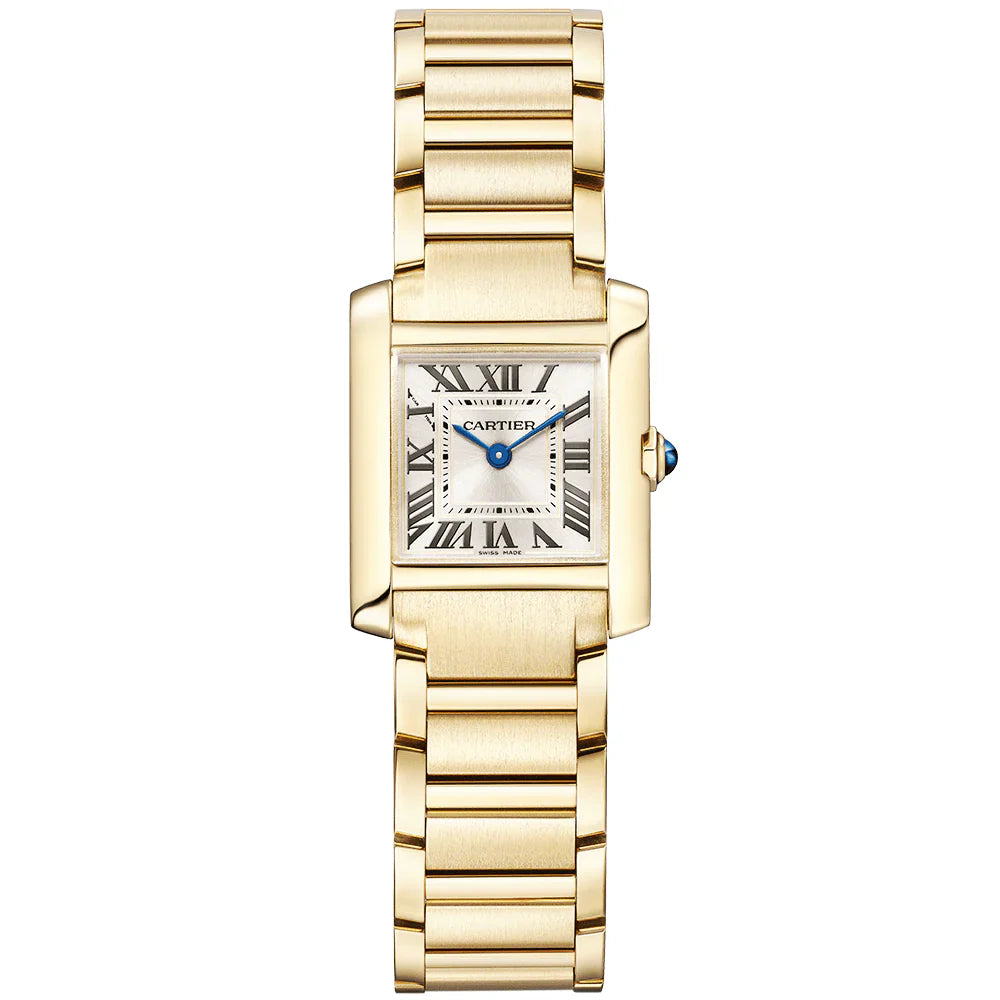 Cartier Tank Francaise 26mm Golden Sunray Dial WGTA0114