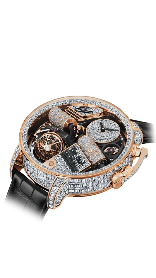 Opera Godfather Baguette |  Rose Gold Baguette Jacob & Co.