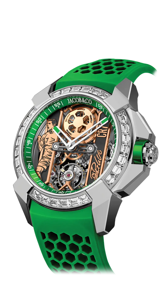 Epic X CR7 |  Heart of CR7 - Stainless Steel Baguette Jacob & Co.