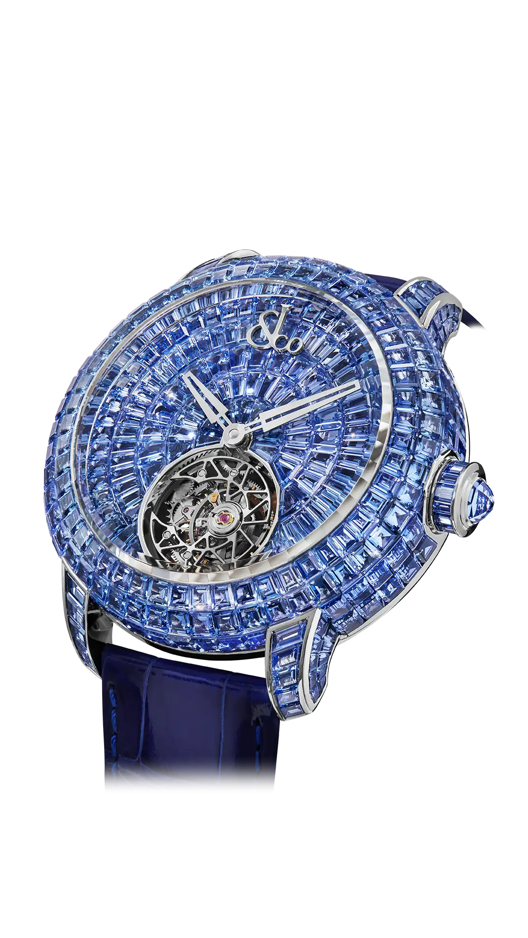 Caviar Tourbillon |  Icy-Blue Sapphires Jacob & Co.