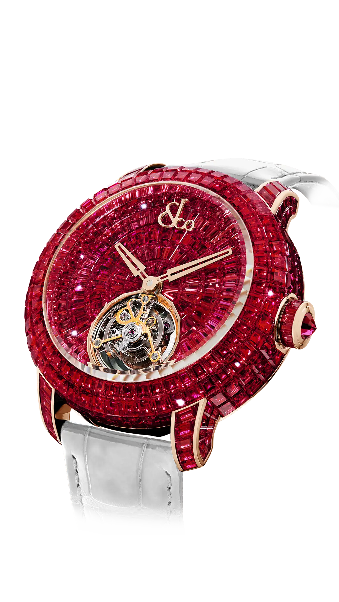Caviar Tourbillon |  Rubies Jacob & Co.