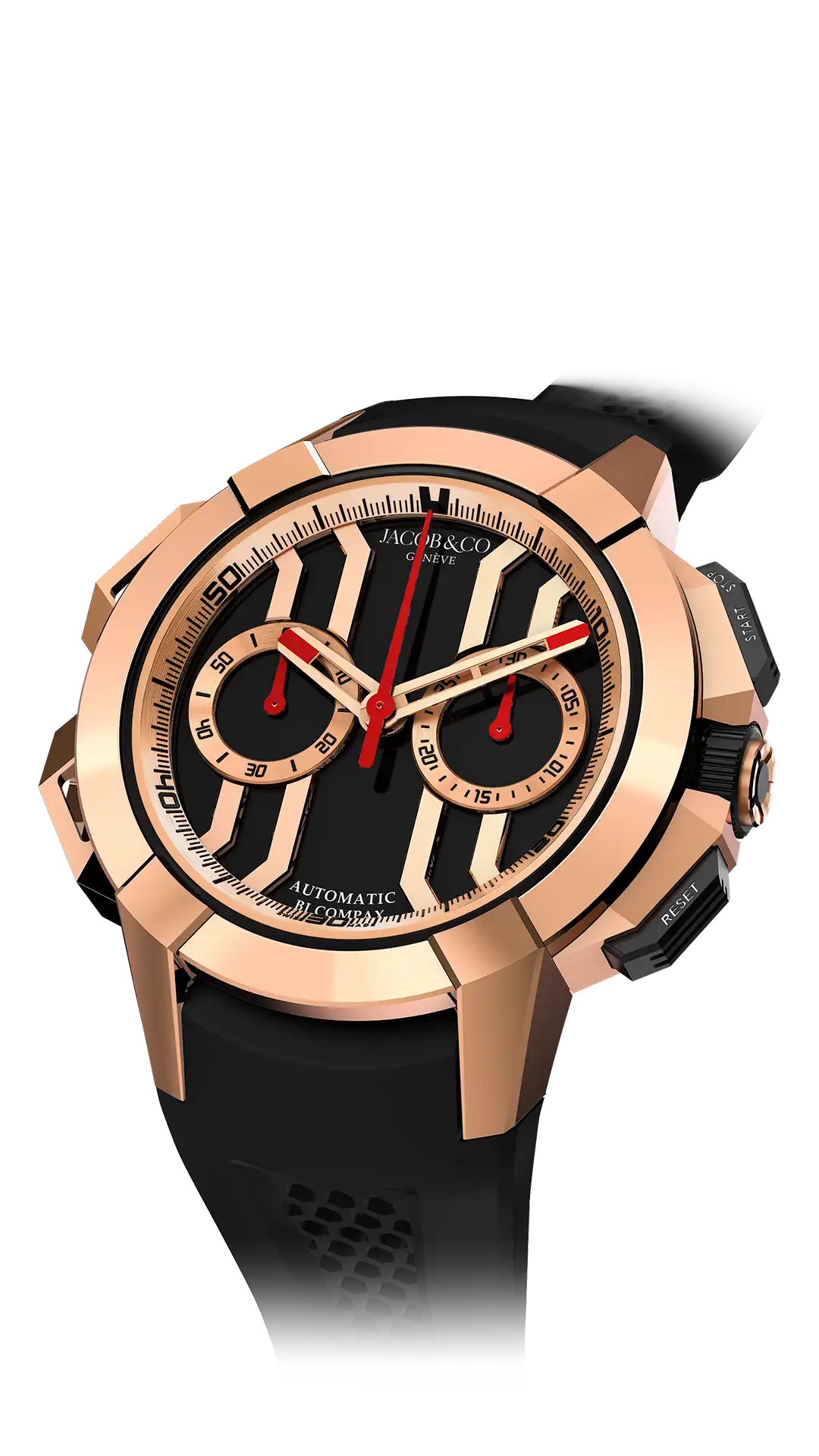 Epic X Chrono 44MM |  Rose Gold Jacob & Co.