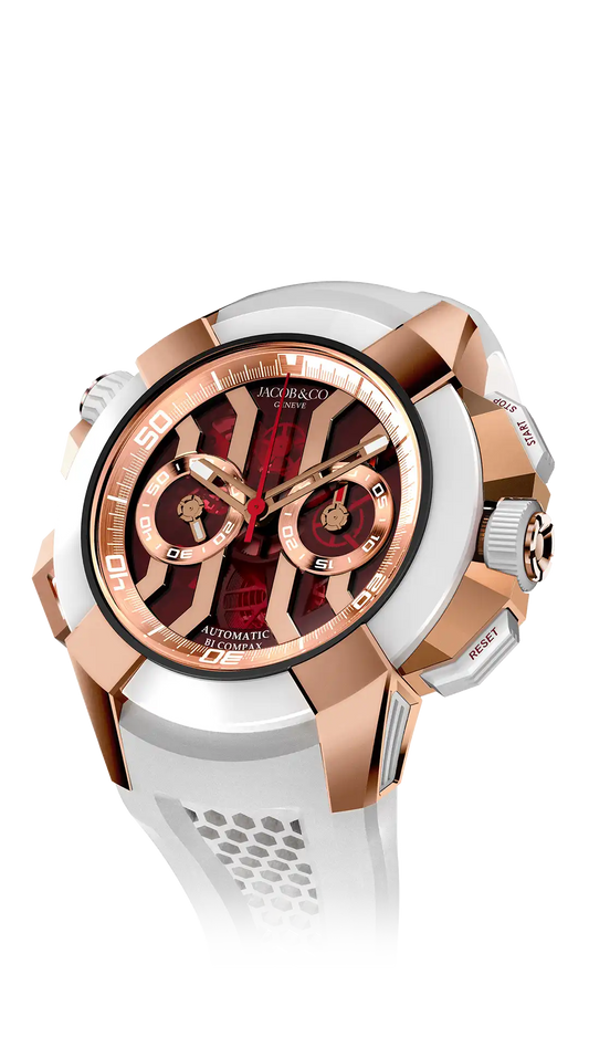 Epic X Chrono 47MM |  Red Dial (Rose Gold) Jacob & Co.