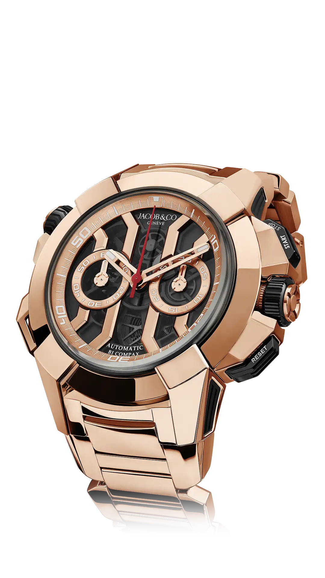 Epic X Chrono 47MM |  Rose Gold Bracelet Jacob & Co.