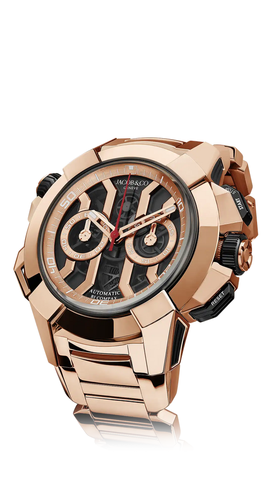 Epic X Chrono 47MM |  Rose Gold Bracelet Jacob & Co.