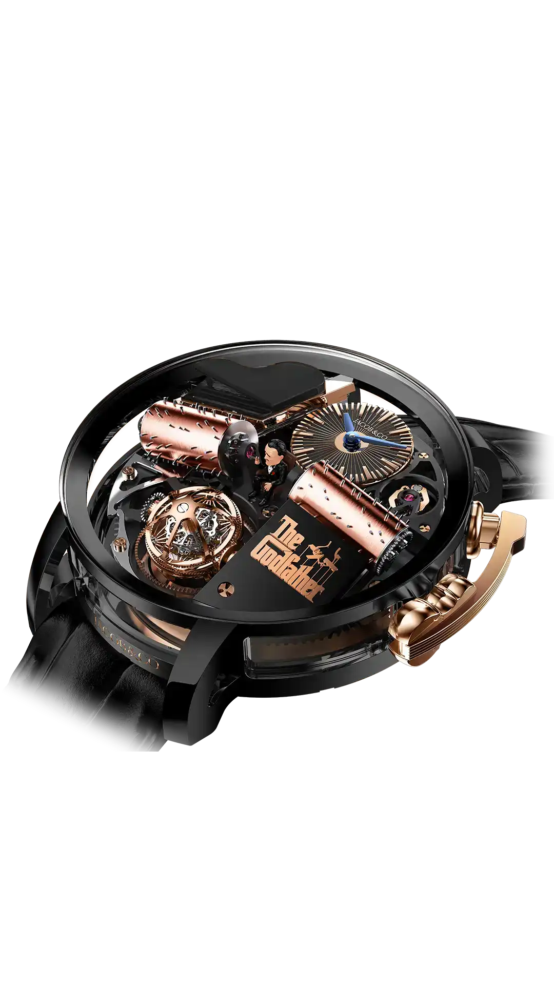 Opera Godfather BLACK DLC GRADE 5 TITANIUM | Jacob & Co.