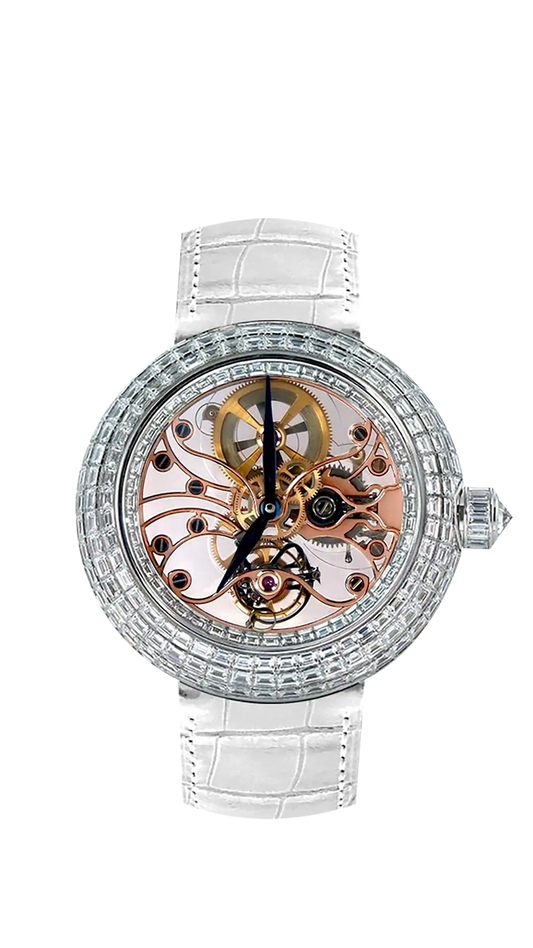 Brilliant Skeleton Baguette |  White Diamonds Jacob & Co.