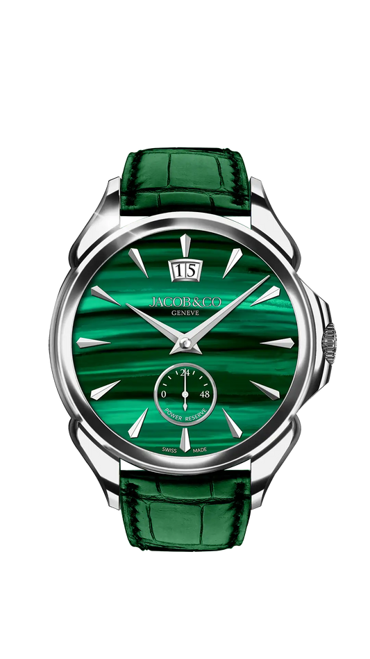 Palatial Classic |  Stainless Steel (Malachite) Jacob & Co.