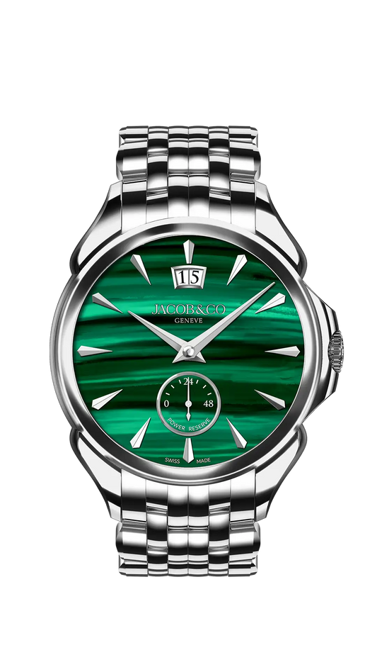 Palatial Classic |  Stainless Steel (Malachite) Bracelet Jacob & Co.