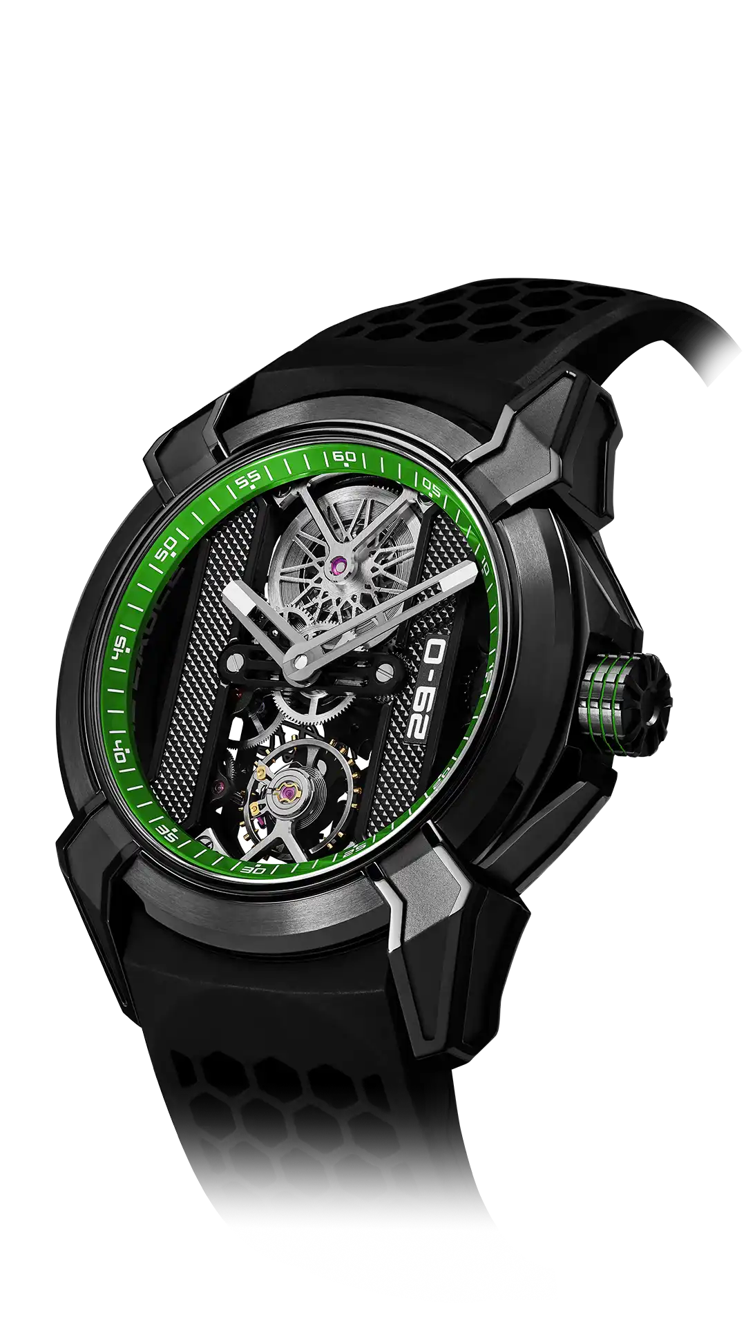 Epic X Chrono & Epic X Tourbillon Khabib |  Epic X Skeleton Khabib in Titanium Jacob & Co.