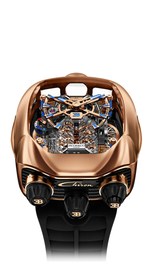 Bugatti Chiron Tourbillon ROSE GOLD | Jacob & Co.