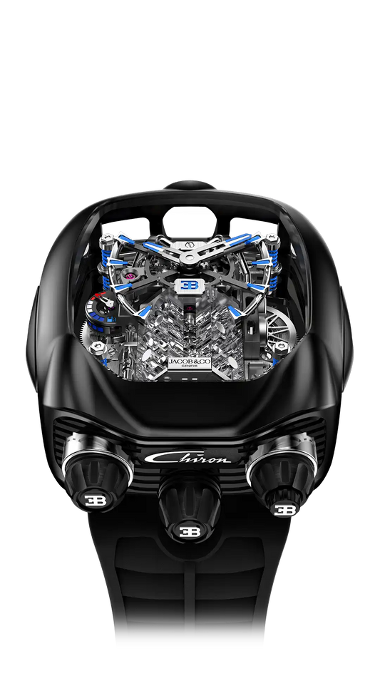 Bugatti Chiron Tourbillon BLACK TITANIUM | Jacob & Co.
