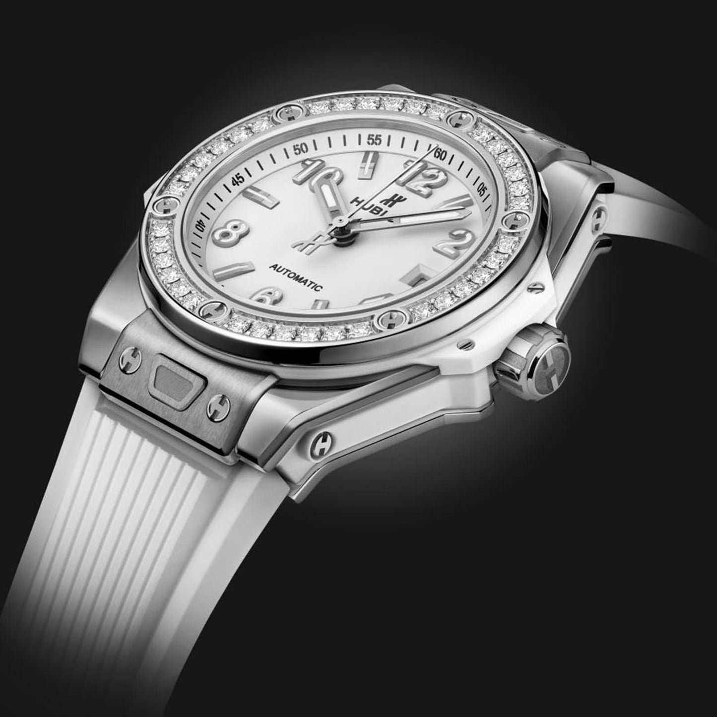 Big Bang One Click Steel White Diamonds