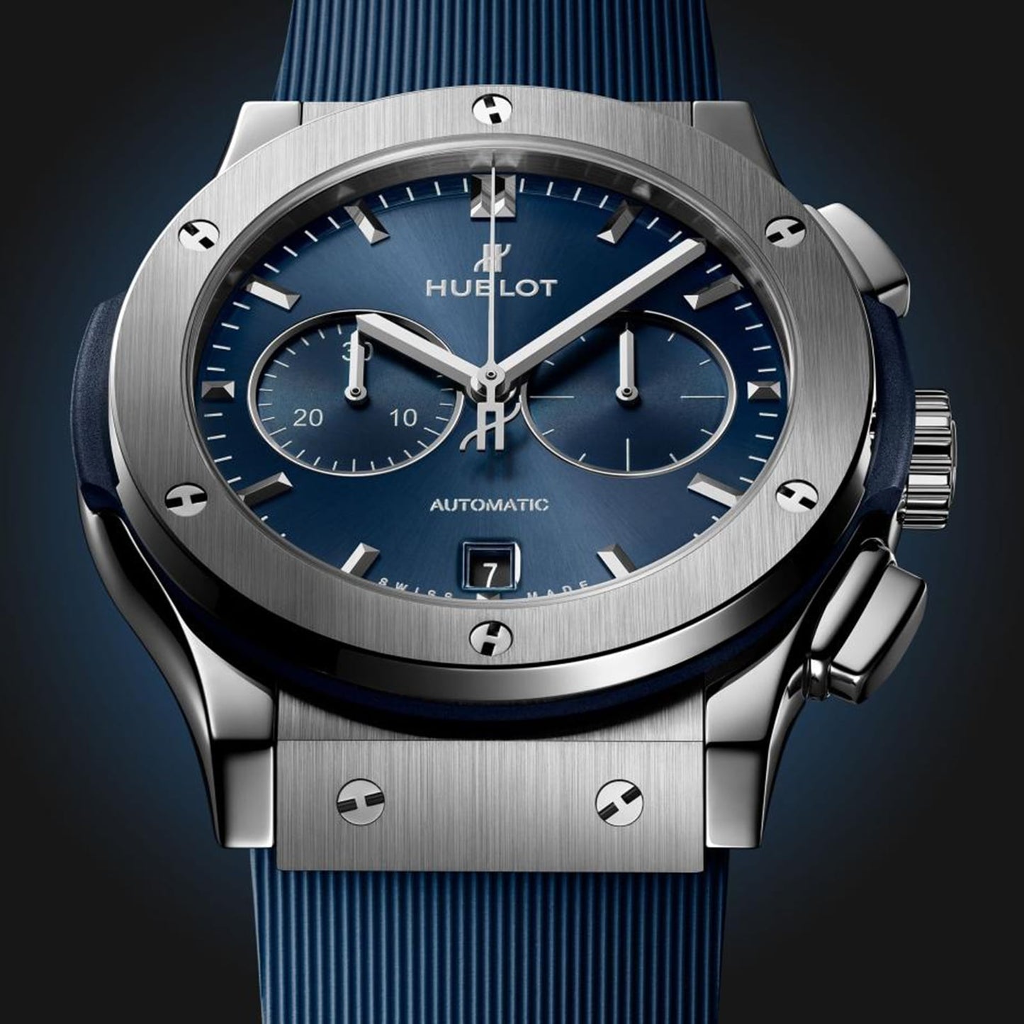 Classic Fusion Chronograph Titanium Blue