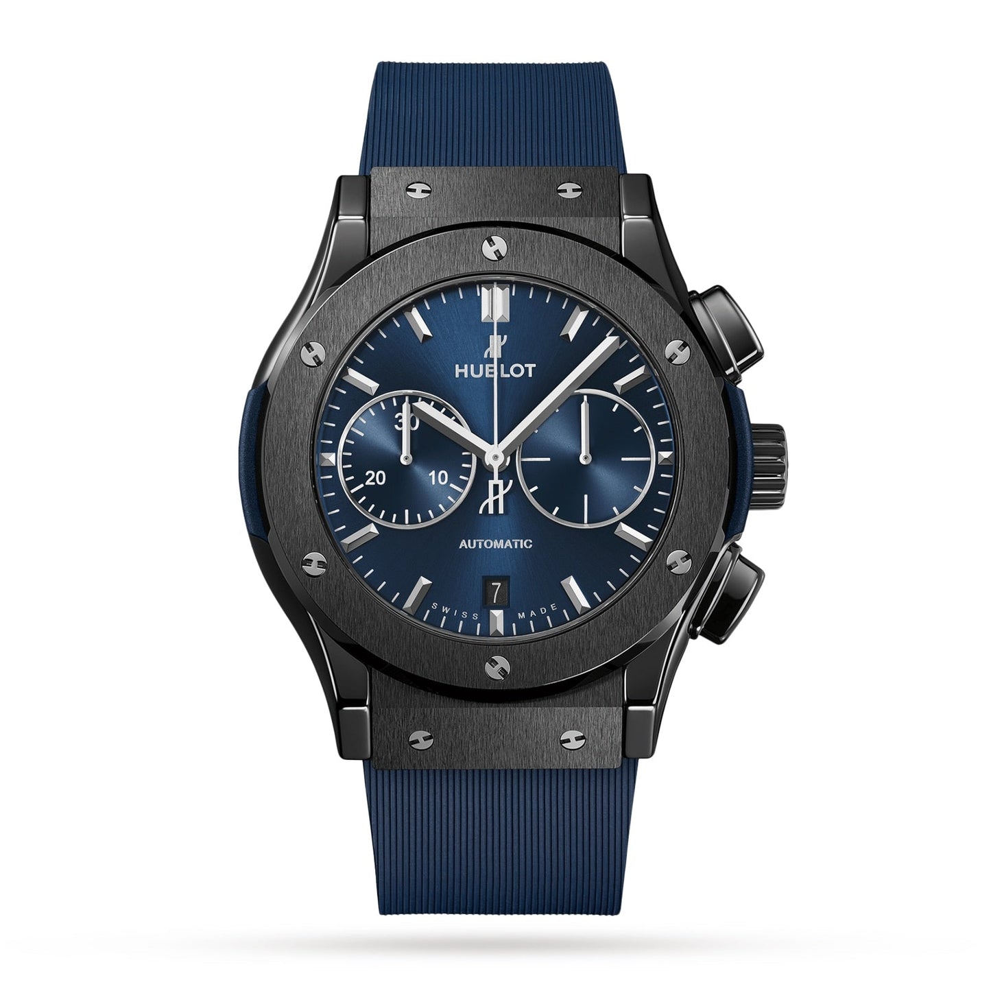Classic Fusion Ceramic Blue Chronograph