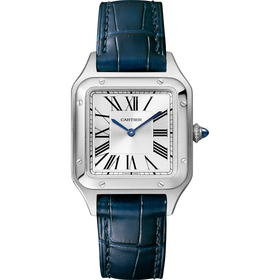 Cartier Santos Dumont 38mm Quartz WSSA0023 Silver Dial