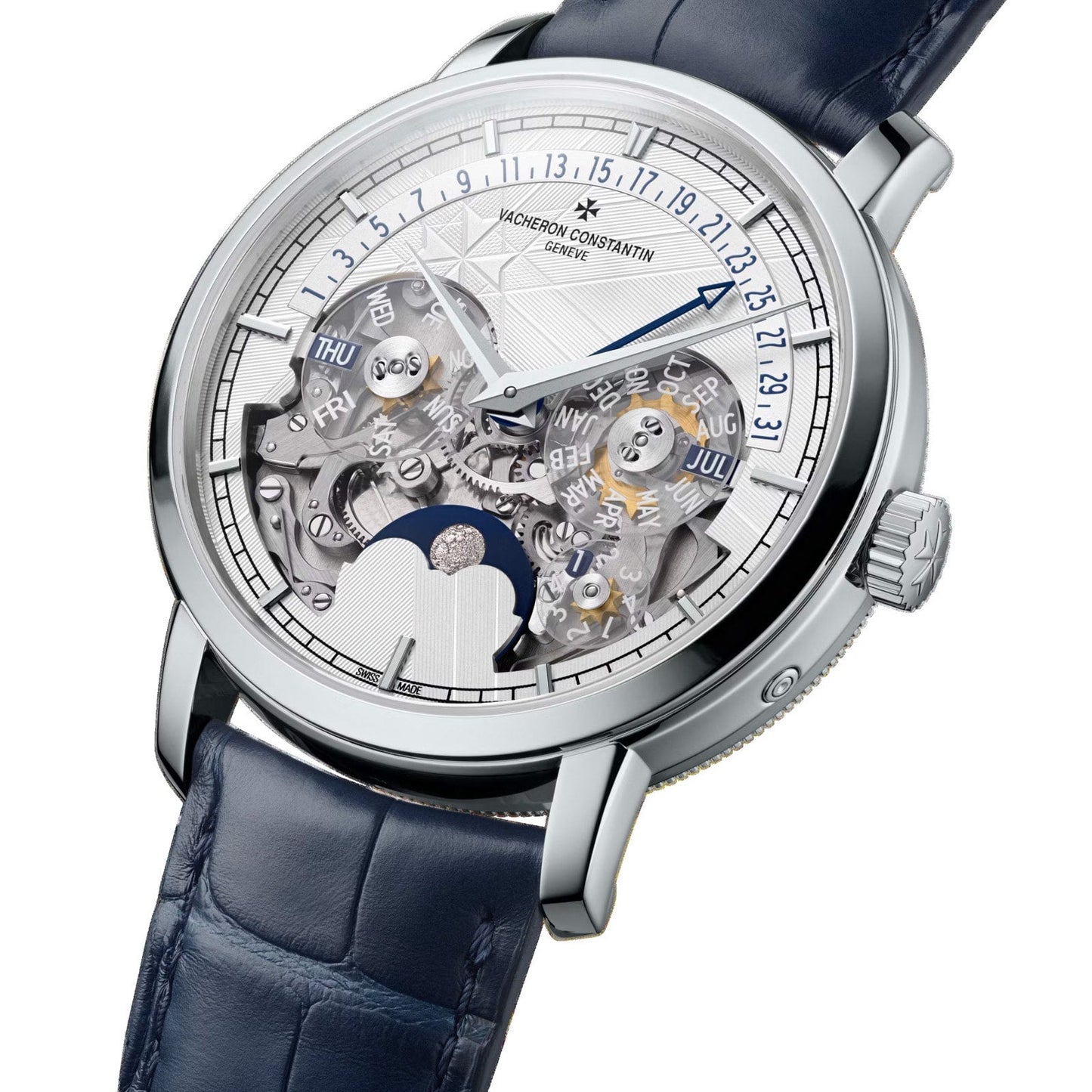 Traditionnelle Perpetual Calendar Retrograde Date Openface