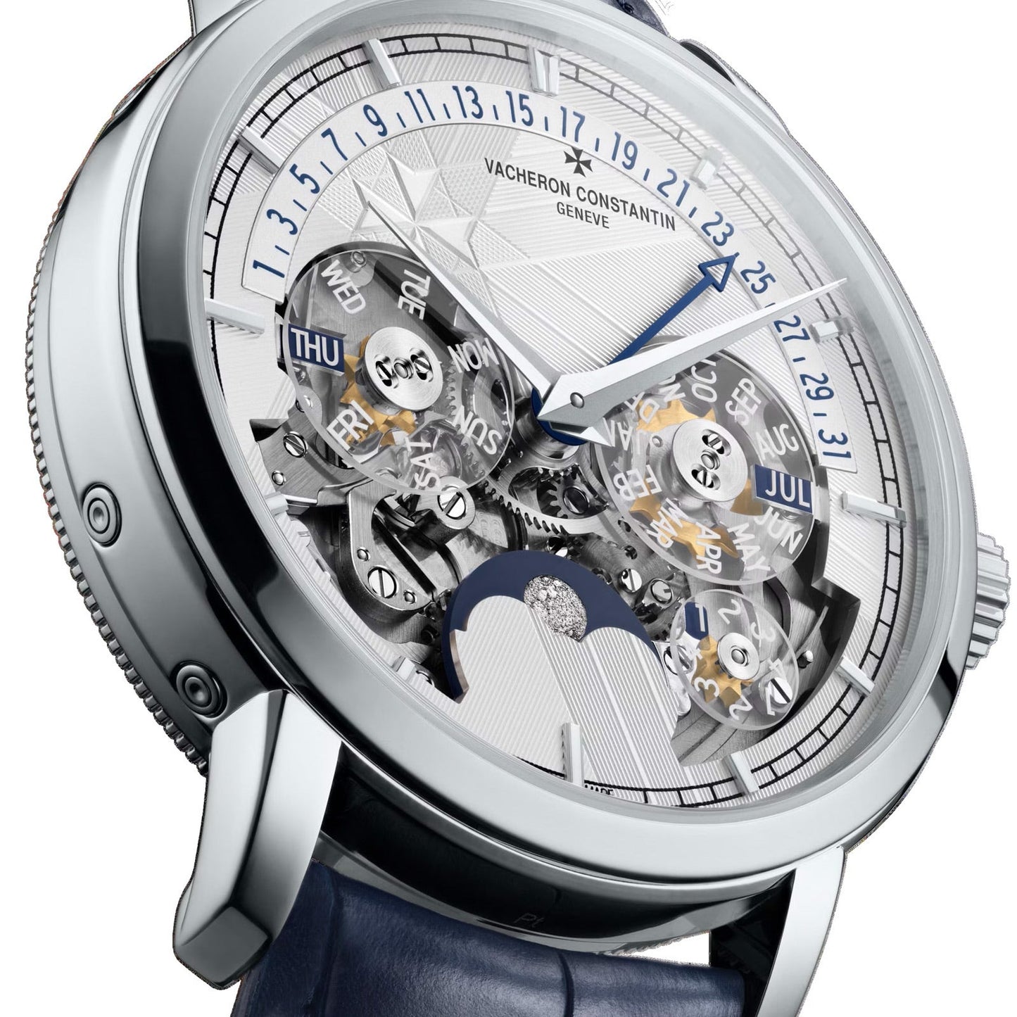 Traditionnelle Perpetual Calendar Retrograde Date Openface