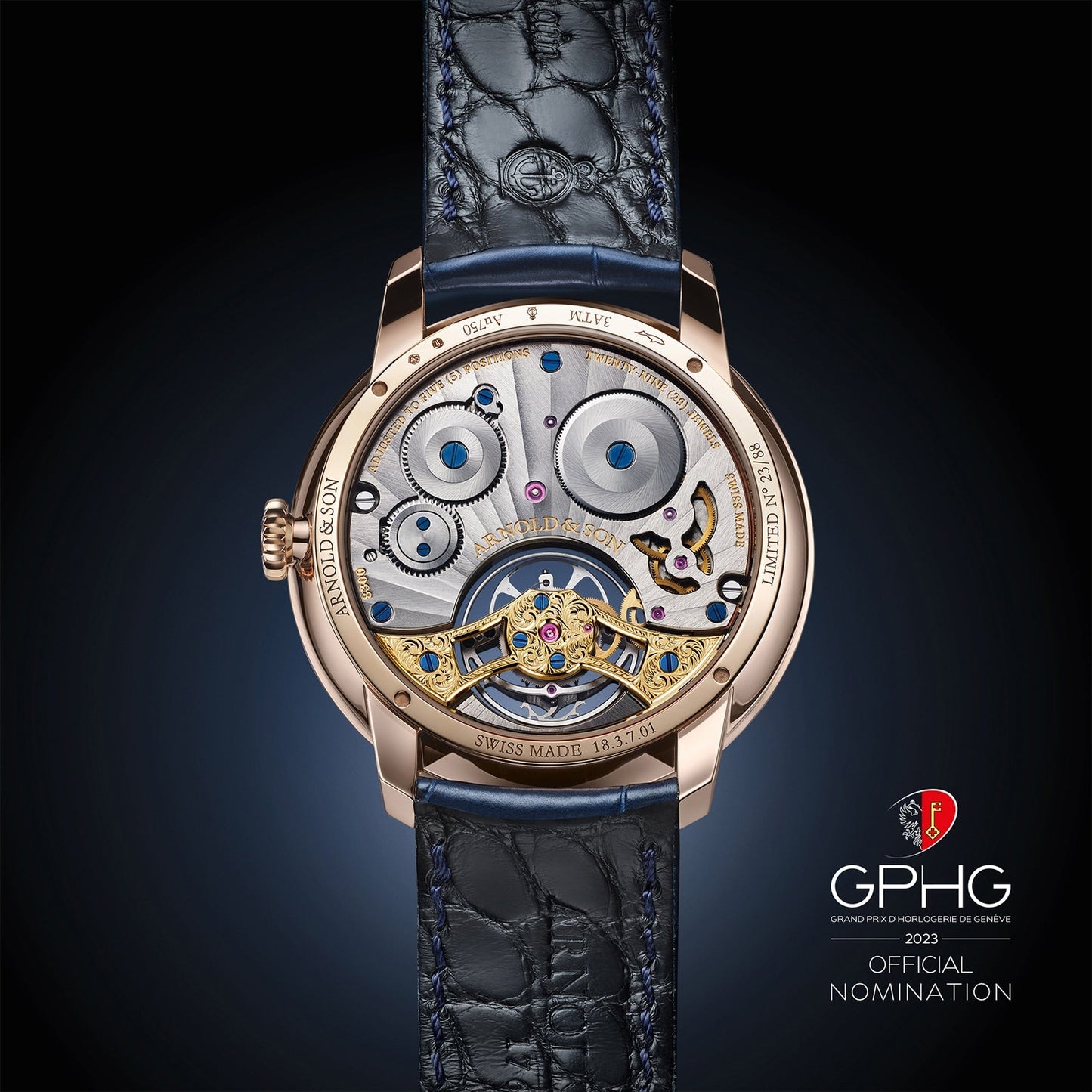 Ultrathin Tourbillon Red Gold