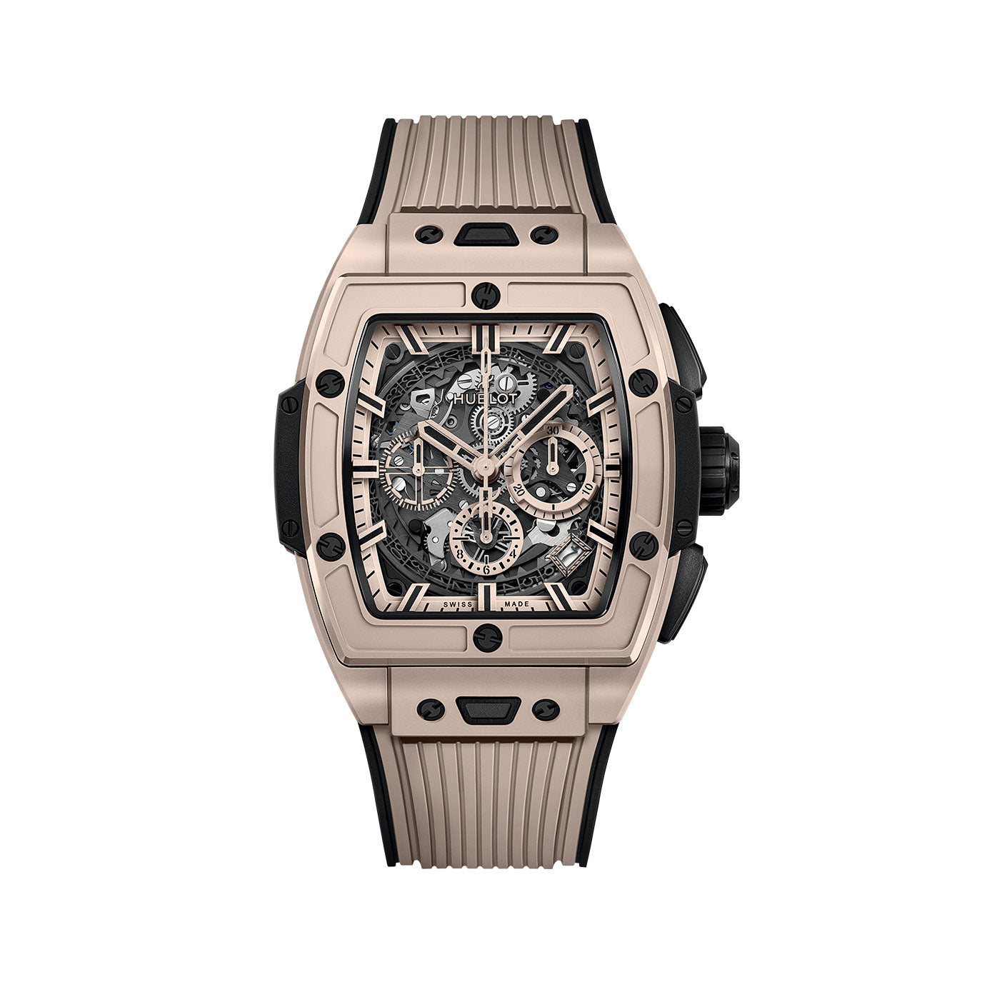 Unworn Hublot Spirit of Big Bang Beige Ceramic 42, 642.CZ.6110.RX, box and papers
