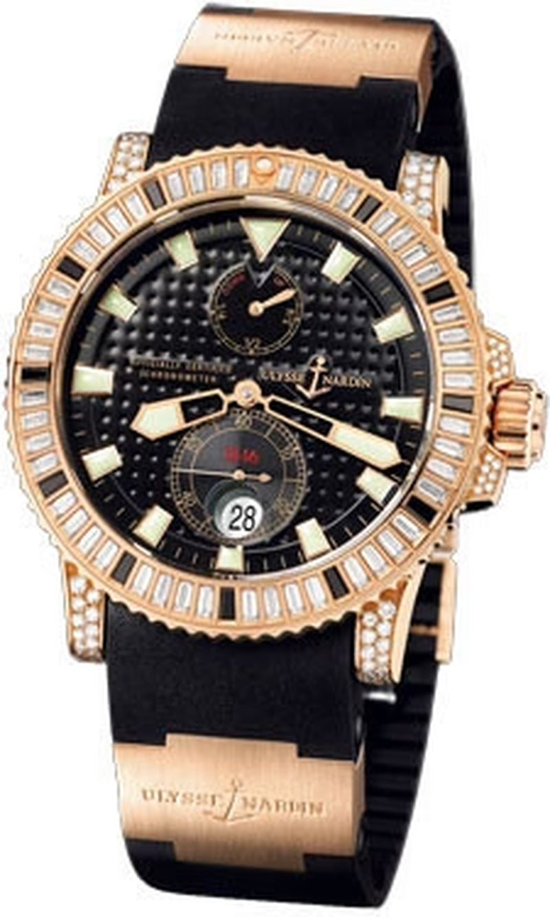 '- Marine Diver 42.7Mm - Rose Gold and Diamonds