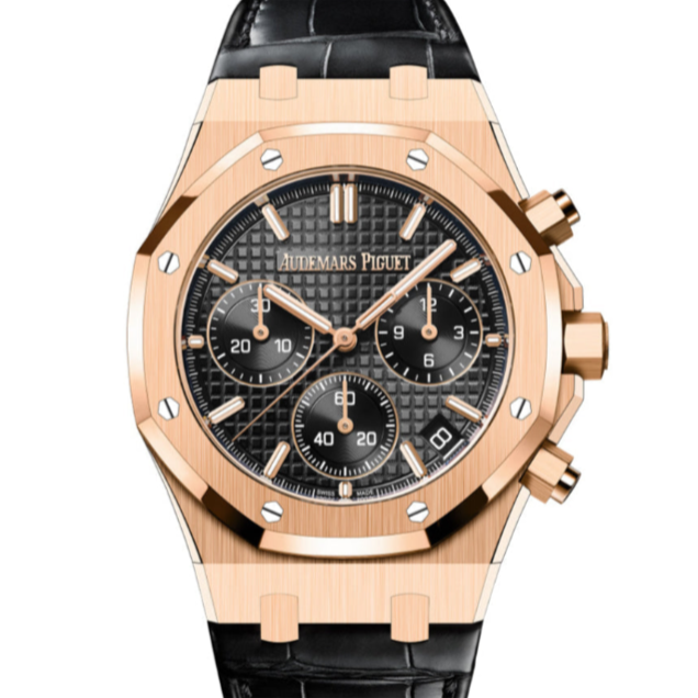 Audemars Piguet Royal Oak 41mm Black Dial Rose Gold 26240OR.OO.D002CR.01