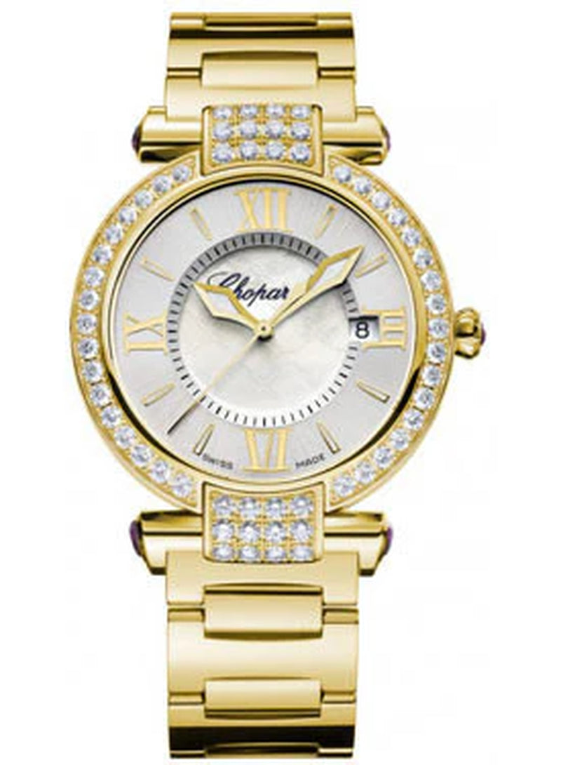 '- Imperiale - Quartz 36Mm - Yellow Gold - Diamond Bezel