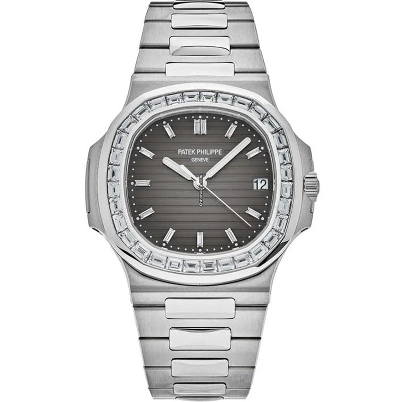 Patek Philippe Nautilus 5711/110P-001 Platinum Grey Dial Diamond Bezel
