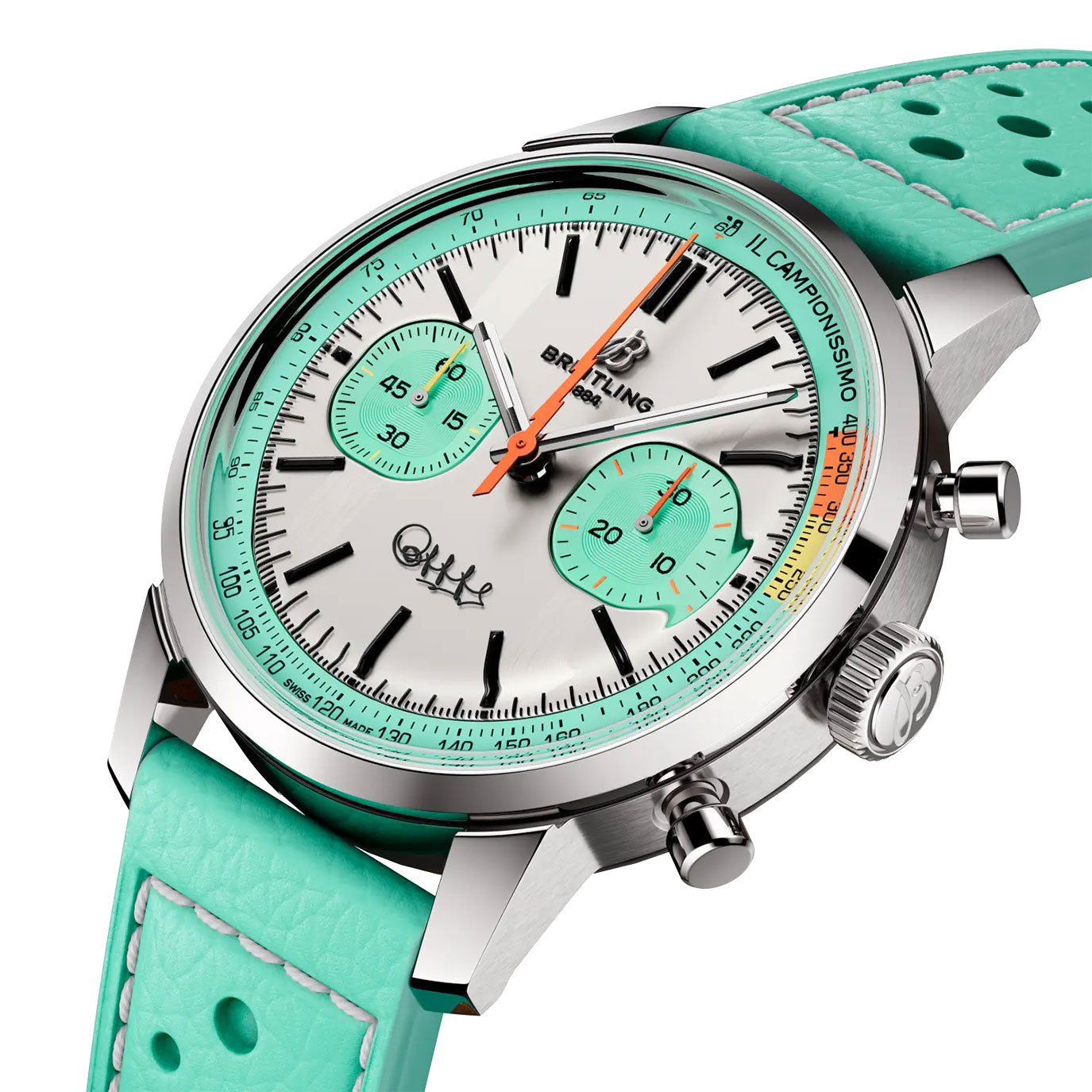 Unworn Breitling Top Time B01 Fausto Coppi, AB01768A1A1X1, box and papers