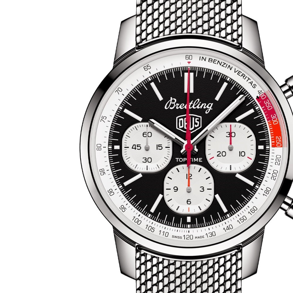 Unworn Breitling Top Time B01 Deus Ref# AB01765A1B1A1, box and papers