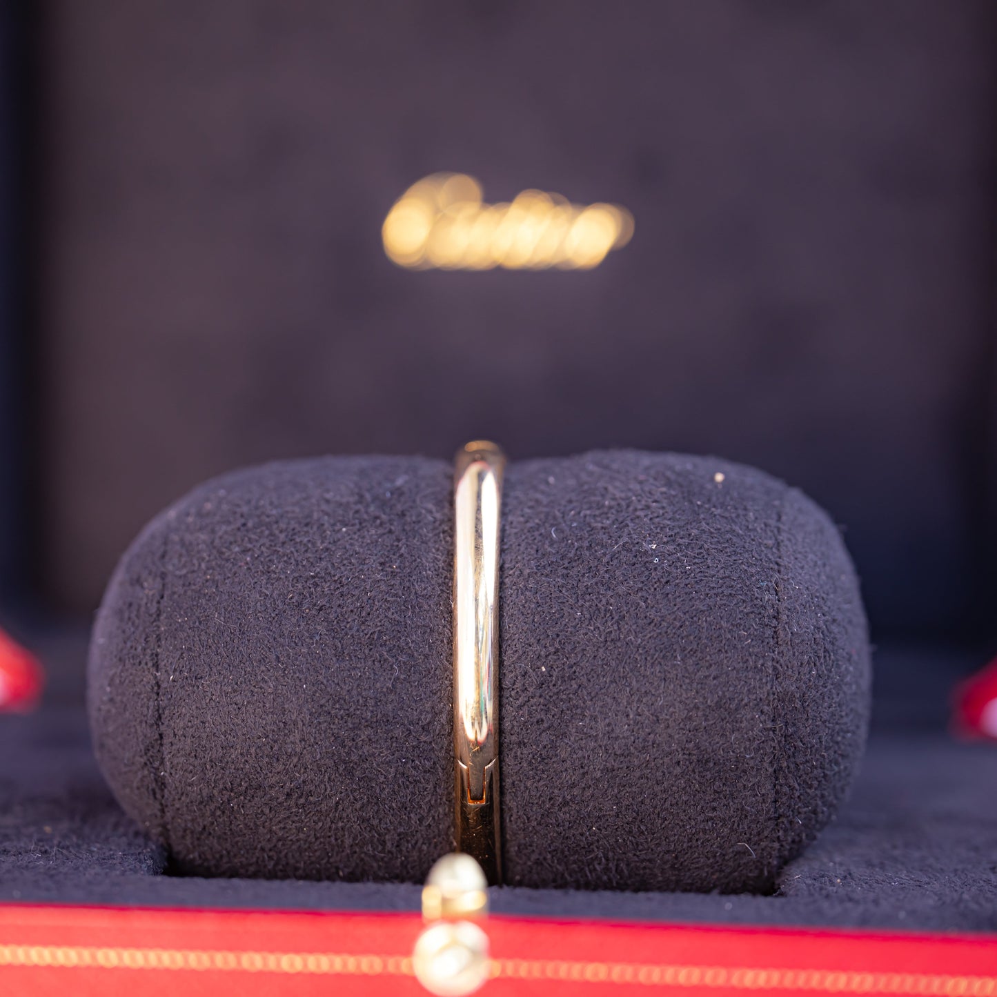 Cartier Baignoire Mini 18k Yellow Gold Silver Dial Bracelet WGBA0045