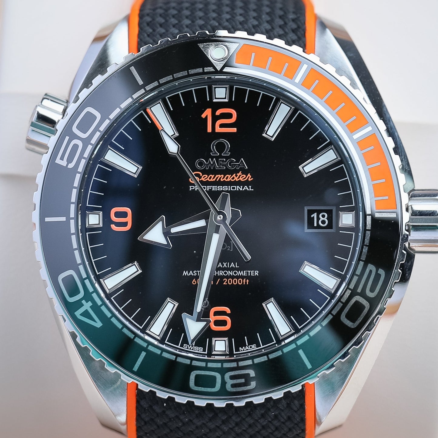 Omega Seamaster Planet Ocean 600M 43.5 mm Black Dial Stainless Steel Strap 215.32.44.21.01.001