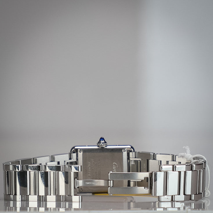 Cartier Tank Must 29.5 mm x 22.0 mm Silver Dial Steel Bracelet WSTA0107