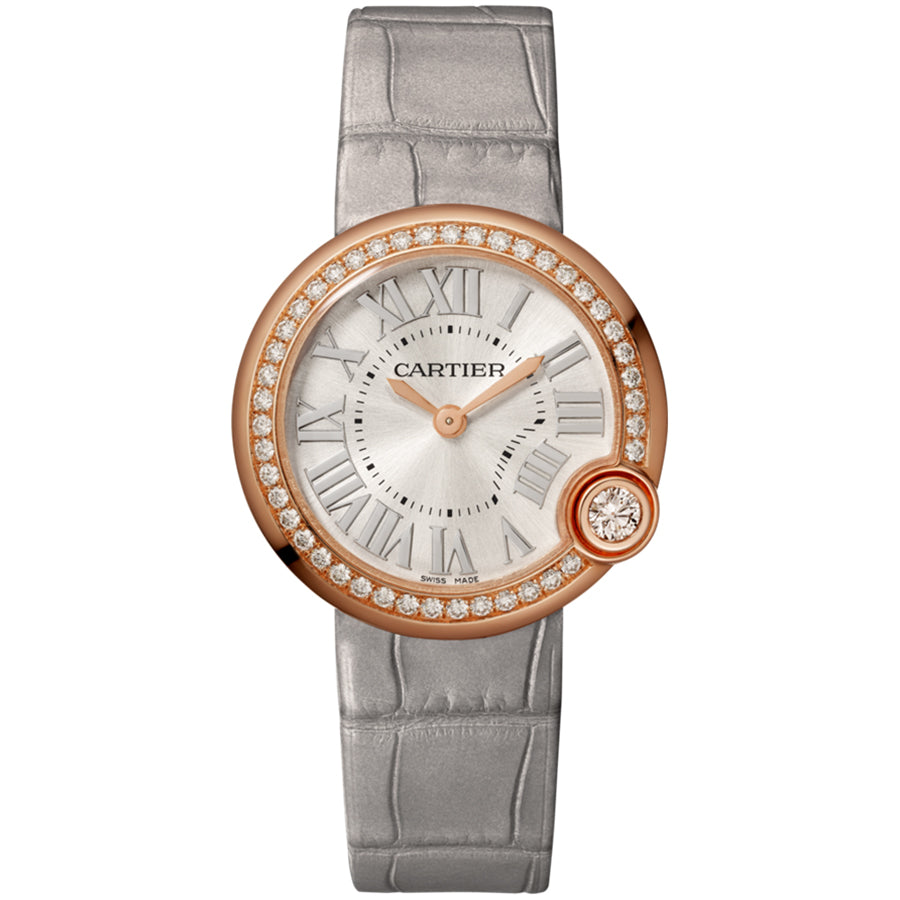 Cartier Ballon Bleu De Cartier 30mm Quartz WJBL0008 Silver Dial