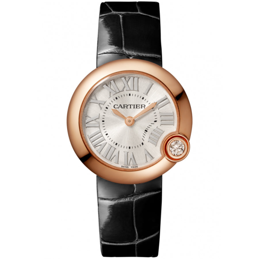 Cartier Ballon Bleu De Cartier 30mm Quartz WGBL0003 Silver Dial