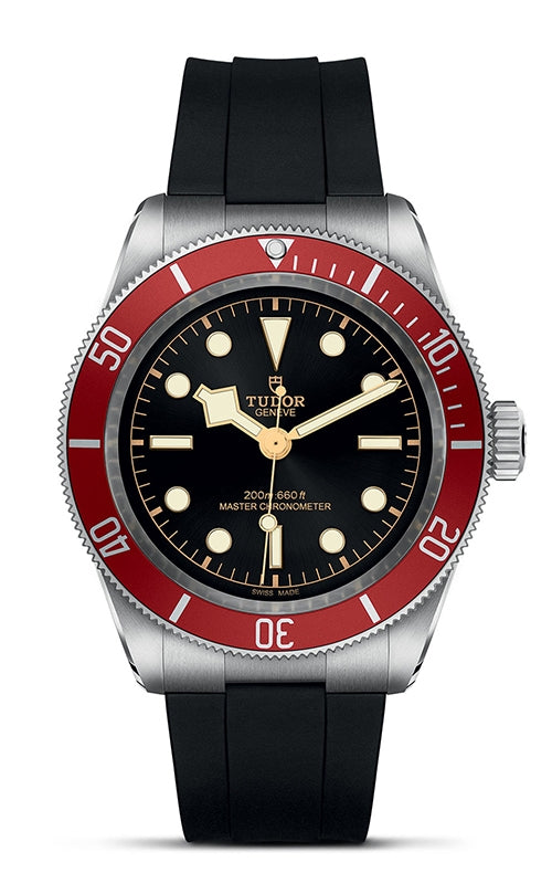 Tudor Black Bay 41 mm Black Dial Stainless Steel Rubber Strap M7941A1A0RU-0002