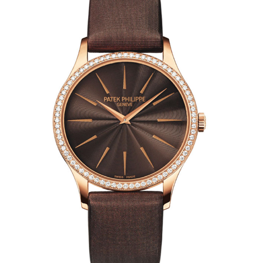 Patek Philippe 4897R-001 Calatrava 33mm Brown Dial Rose Gold