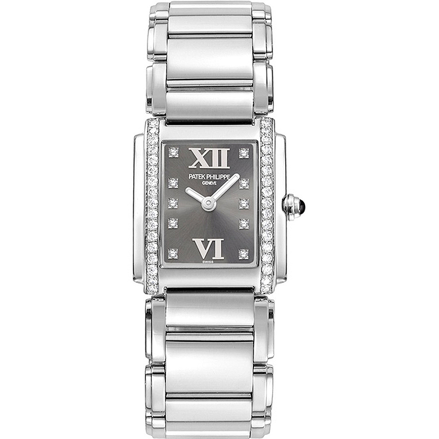 Patek Philippe 4910/10A-010 Twenty~4 25mm x 30mm Gray Dial Stainless Steel