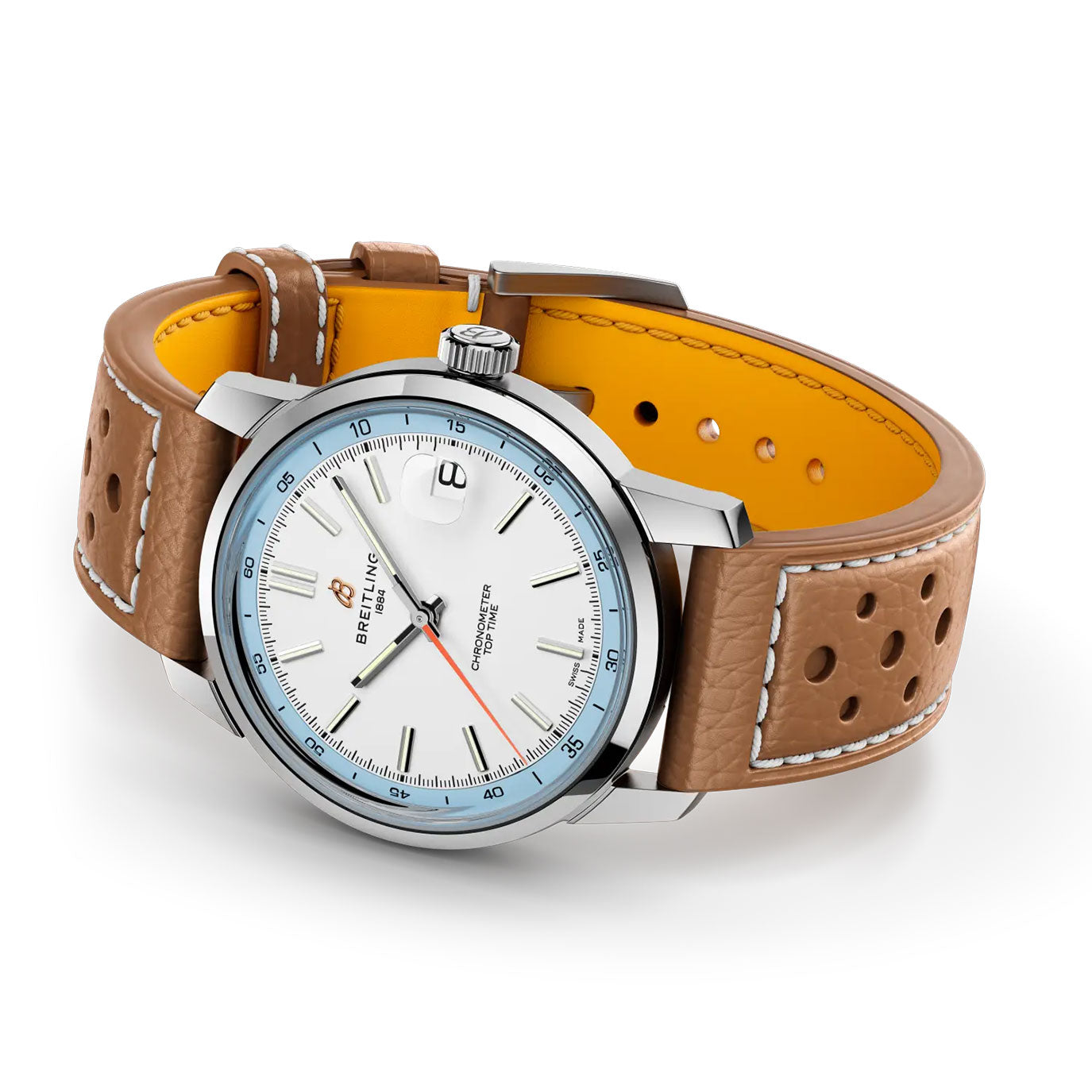 Unworn Breitling Top Time B31 38, AB3113281A1X1, box and papers