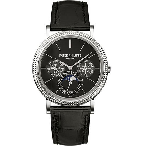 Patek Philippe 5139G-010 Grand Complications Moonphase 38mm Black Dial White Gold
