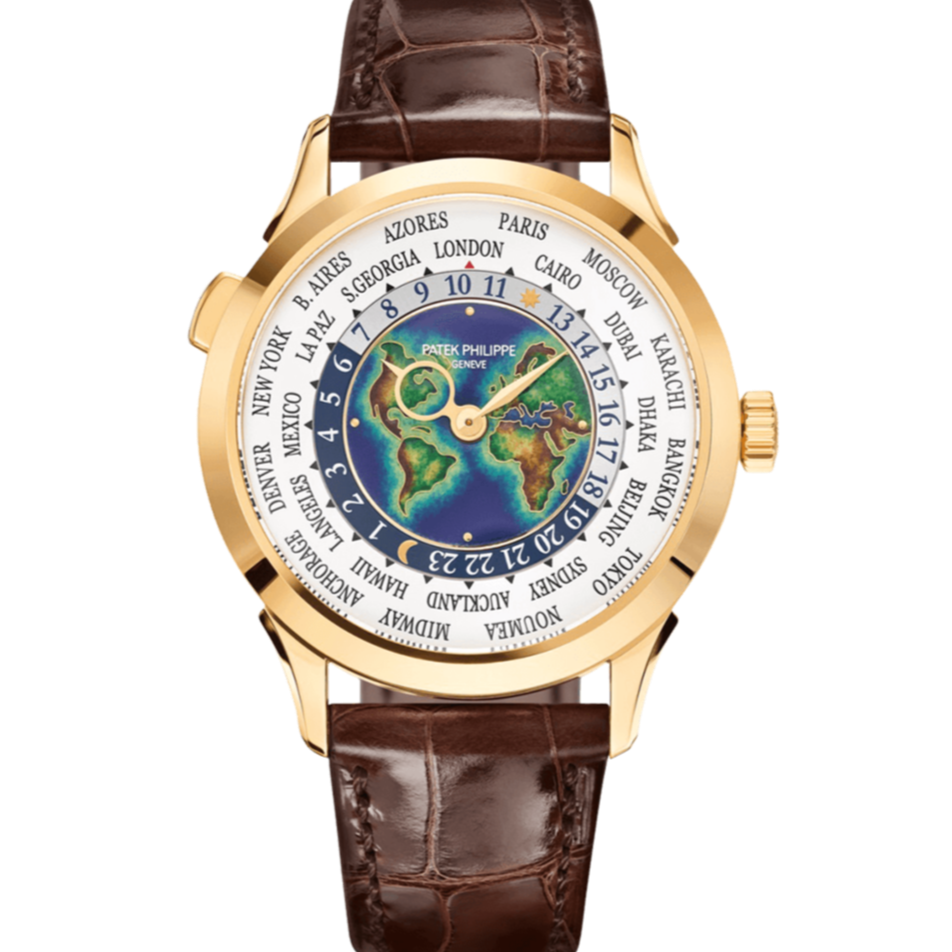 Patek Philippe 5231J-001 World Time Complications 40mm White Dial Yellow Gold