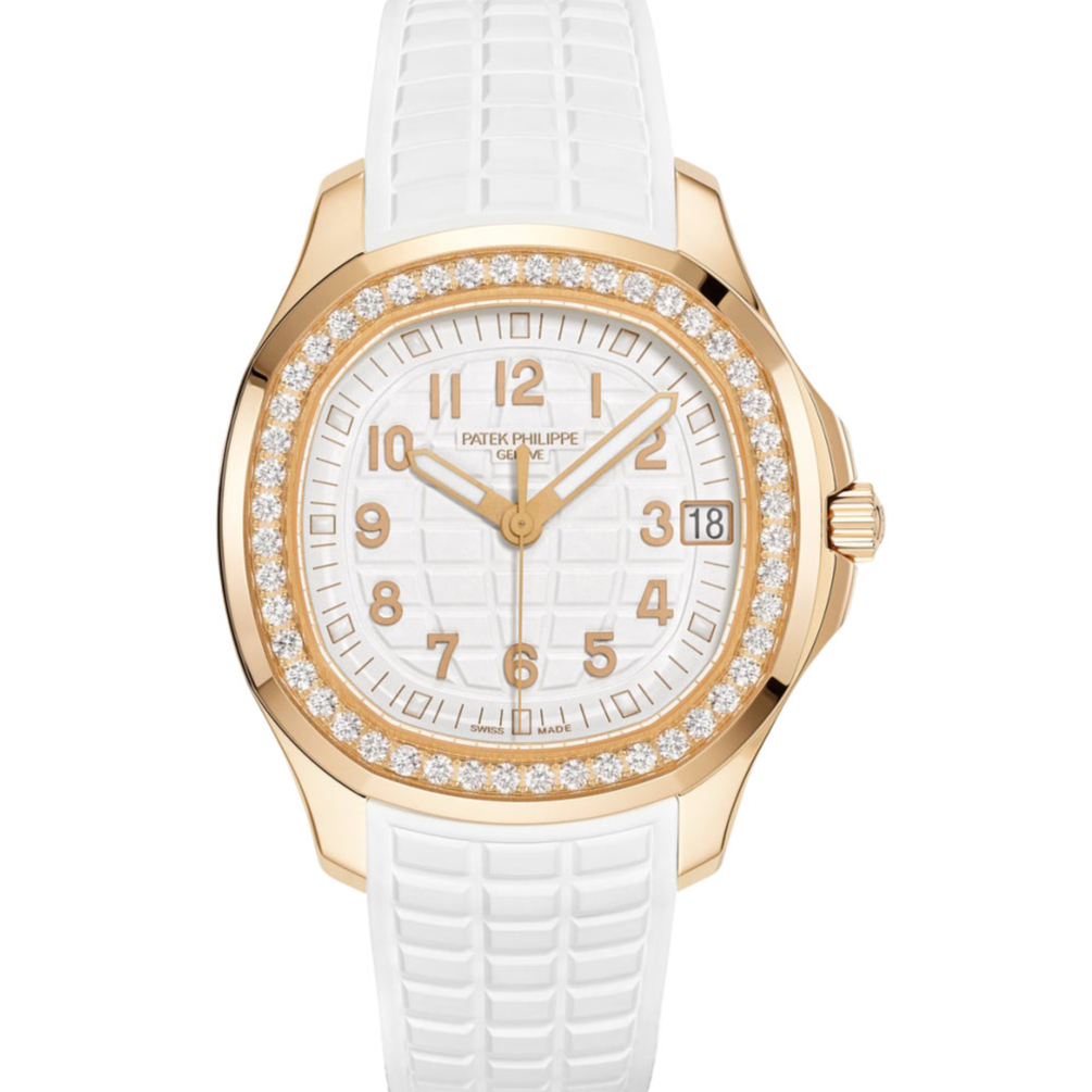 Patek Philippe 5268-200R-001 Aquanaut 38.8mm Matte White Dial Rose Gold