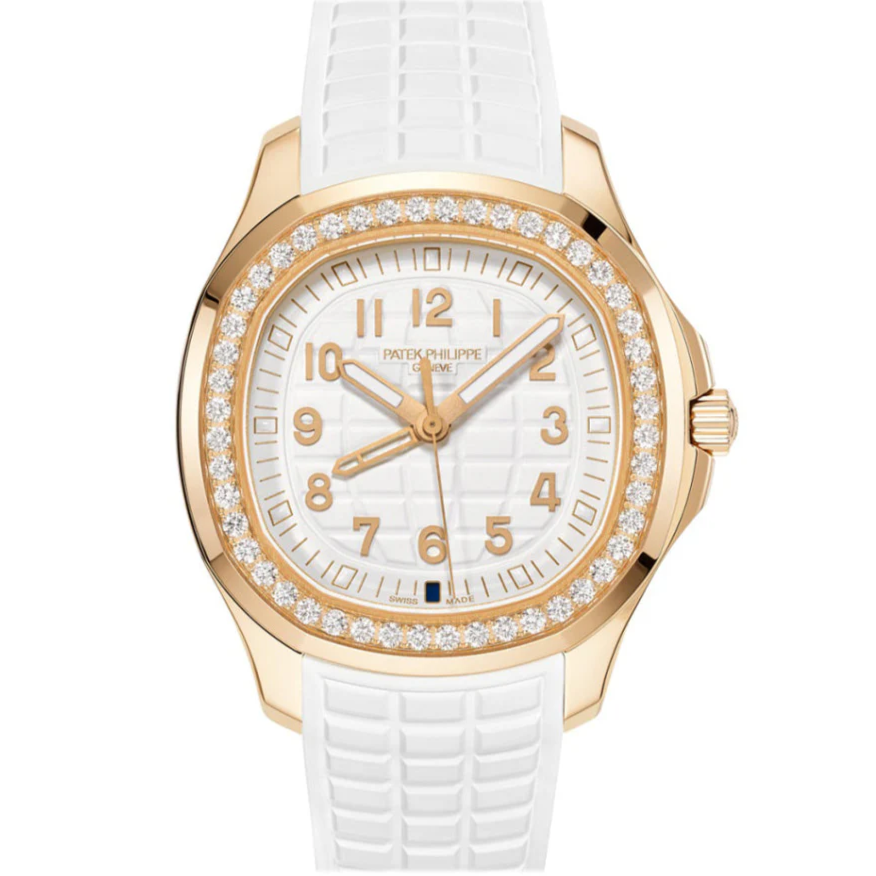 Patek Philippe 5269/200R-001 Aquanaut 38.8mm Matte White Dial Rose Gold