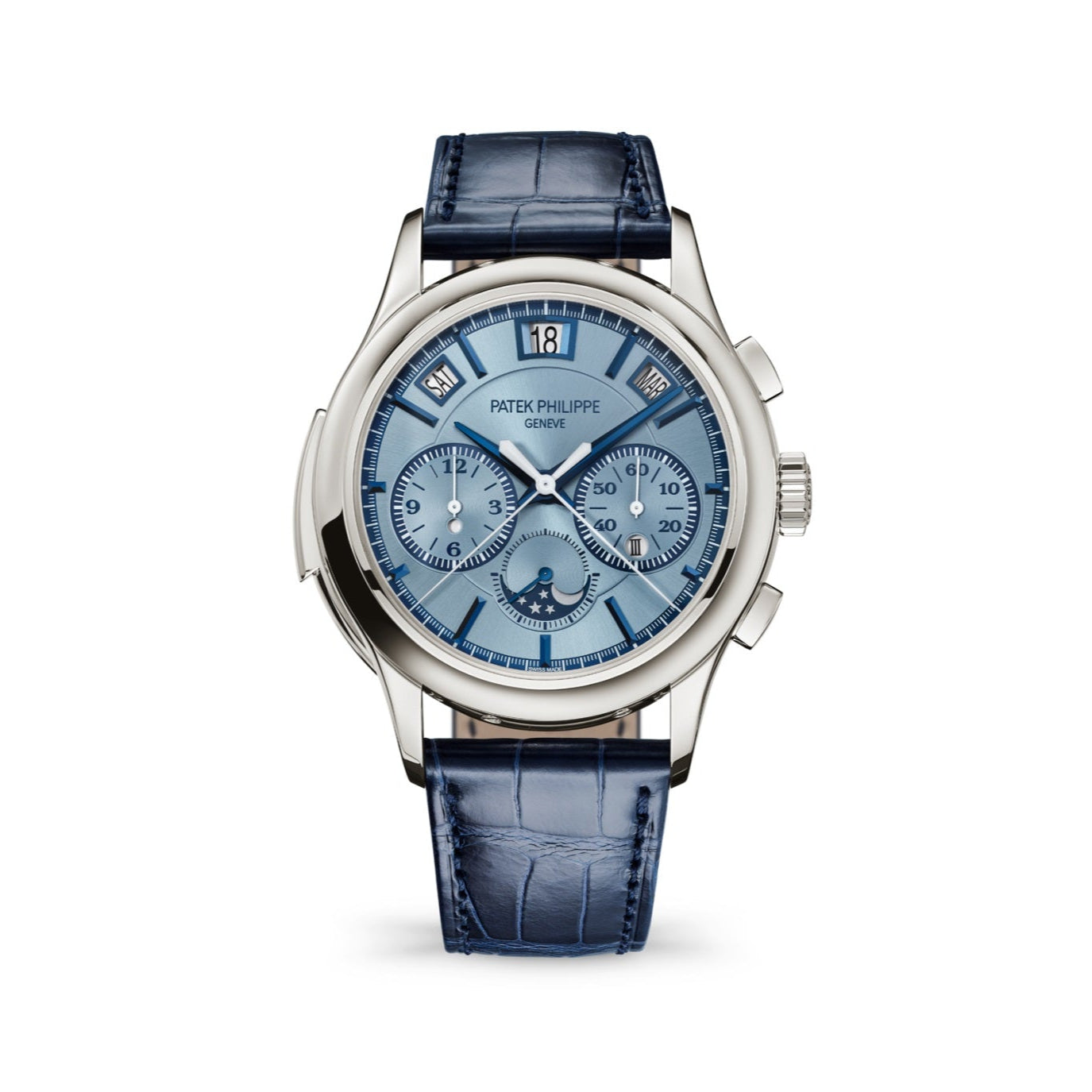 Patek Philippe Grand Complications 42mm Blue Dial White Gold 5308G-001