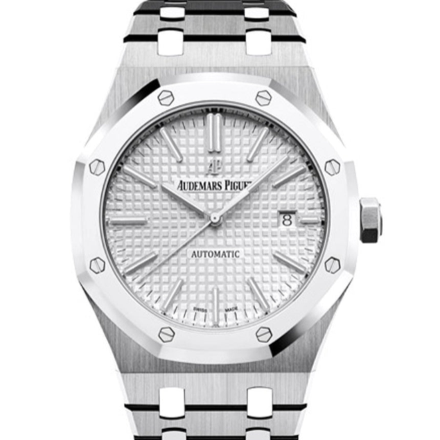 Audemars Piguet Royal Oak 41mm Rhodium-Toned Dial Titanium 15403IP.OO.1220IP.01