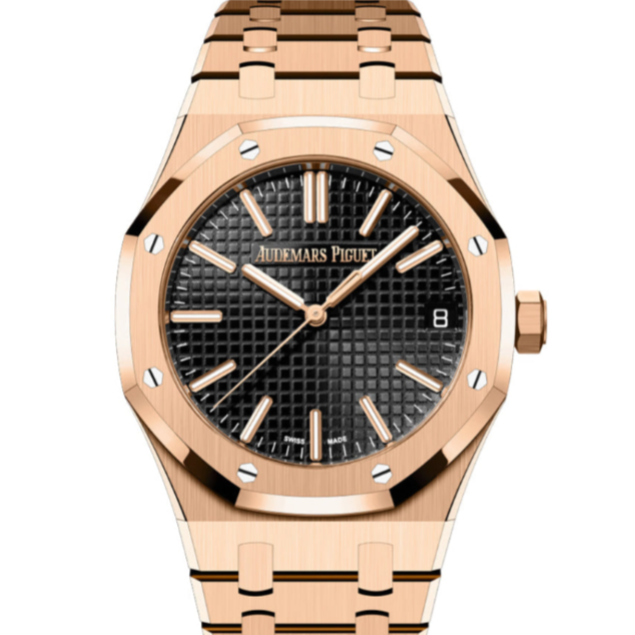 Audemars Piguet Royal Oak 41mm Black Dial Pink Gold 15510OR.OO.1320OR.02