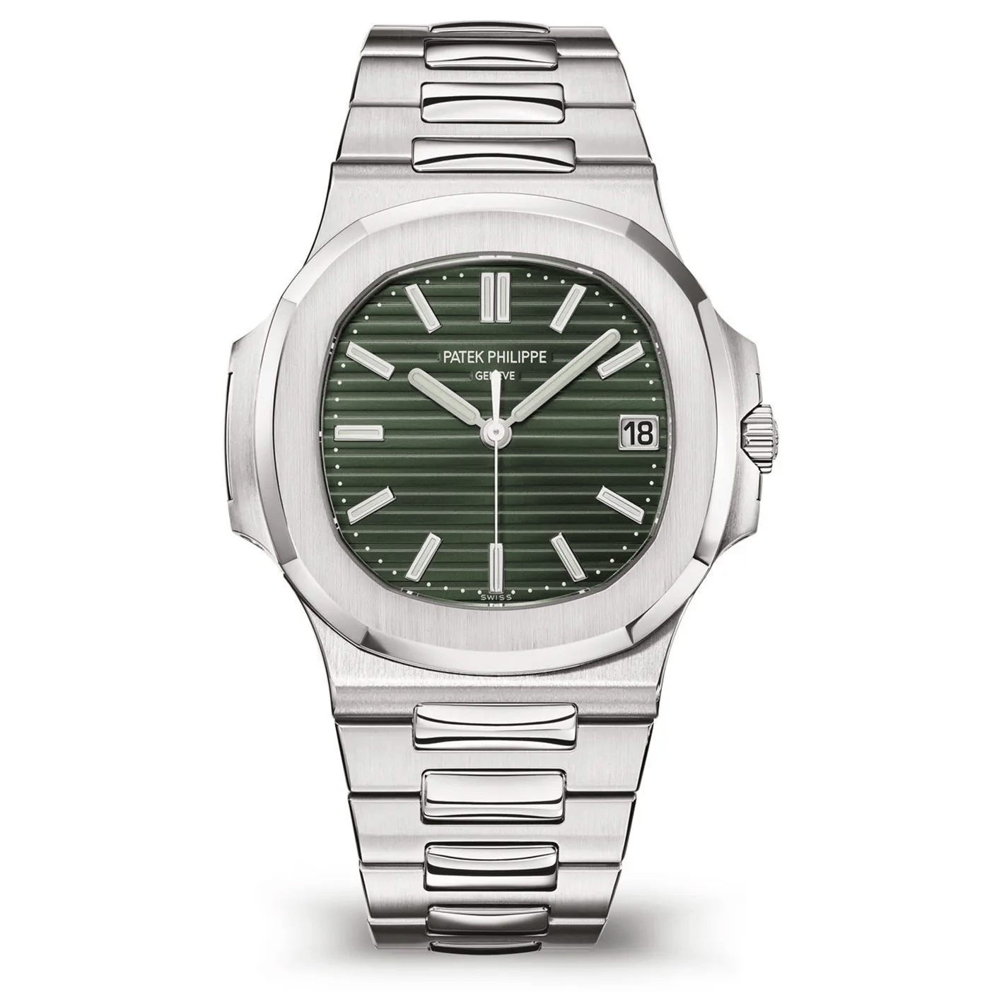 Patek Philippe 5711/1A-014 Nautilus 40mm Olive Green Dial Stainless Steel